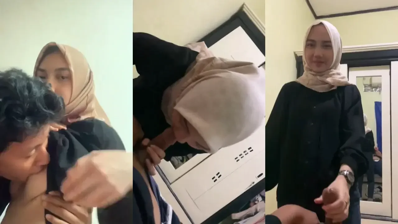 NGEWE Jilbab Viral Mampir Kerumah pacar Habis Kondongan...